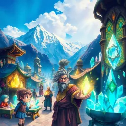 Crystals of Destiny - Text-based game
