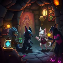 Fur and Fetishes: The Dungeon of Secrets - Text-based game