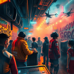 Dystopian Disco Inferno - Text-based game