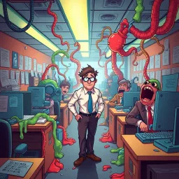Corporate Biohazard - Text-based game