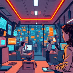 Corporate Catastrophes: The AI Chronicles - Text-based game