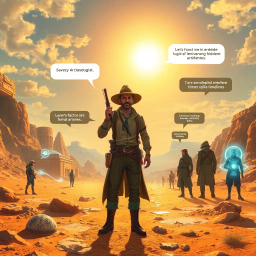 ChronoDiggers - Text-based game