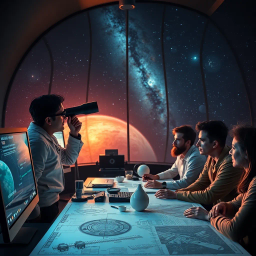 Stellar Pursuit: The Planet Nine Chronicles - Text-based game