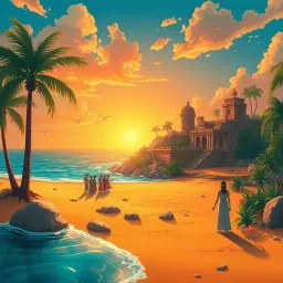 Whispers of the Desert Isle - Text-based game