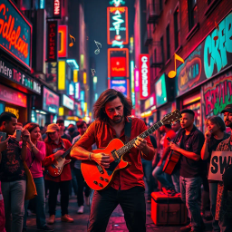 Street Symphony: Rise of the Rockstar - Text-based game