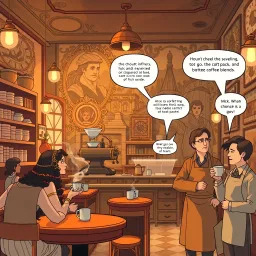 ChronoCafé Conspiracy - Text-based game