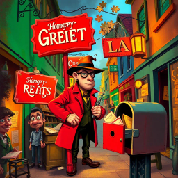 Mystery Comedy text games