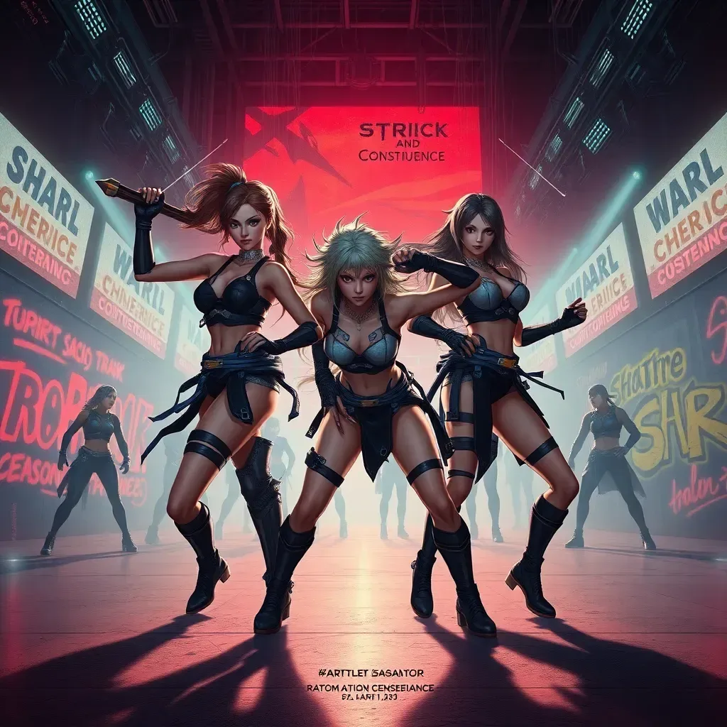Bondage Brawl: Femme Fatale Fights