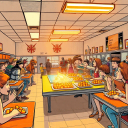 Chrono-Cafeteria Conundrum - Text-based game