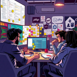 Code Crusader: The PHP Revolution - Text-based game