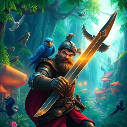 Feathered Blades: A Parrot's Revenge - Text-based game