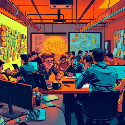 Code & Conquer: The Startup Saga - Text-based game