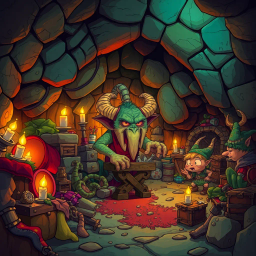 Goblin Grit: The Unlikely Siege - Text-based game