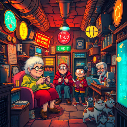 Granny's Underground Heist - Text-based game