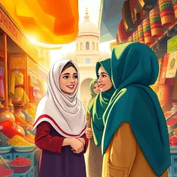 Hijab & Heartstrings - Text-based game
