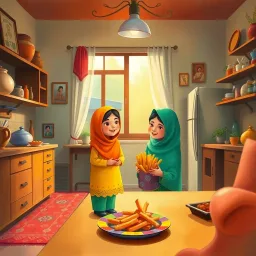 From Curly Fries to Hijab: A Tale of Two Worlds - Text-based game