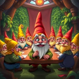 Gnomes of Dalmonia: Council of Chaos - Text-based game