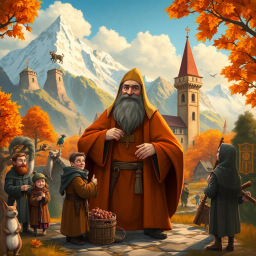 Monastic Mayhem - Text-based game