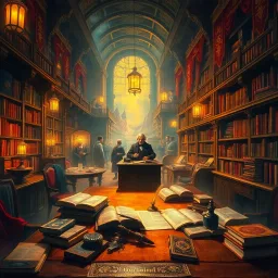 Bibliomancer's Burden - Text-based game
