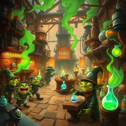 Morgar's Alchemical Madness - Text-based game