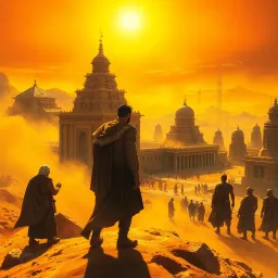 Temple Tensions: The Sands of Sacrifice - Text-based game