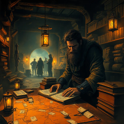 Warlord's Ledger - Text-based game