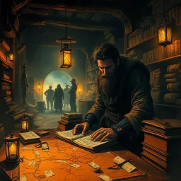 Warlord's Ledger - Text-based game