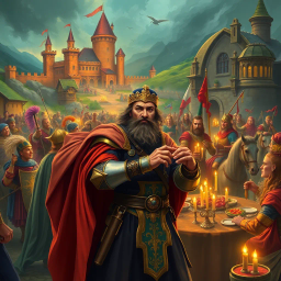 Vassal Quest: The Rumble for the Realm - Text-based game