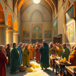 Monk's Mayhem: The Abbot's Dilemma - Text-based game