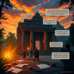 Temple Trials: Merchant's Folly - Text-based game