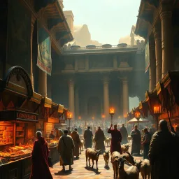 Temple of Trade and Tribulation - Text-based game
