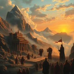 Gods and Conflicts: The Temple Chronicles - Text-based game