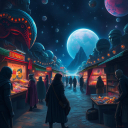 Galactic Merchants of Misfortune - Text-based game