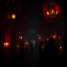 Whispers in the Velvet Dark - Text-based game