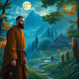 Monk's Ascent - Text-based game