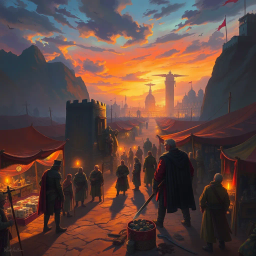 Caravan of Shadows - Text-based game