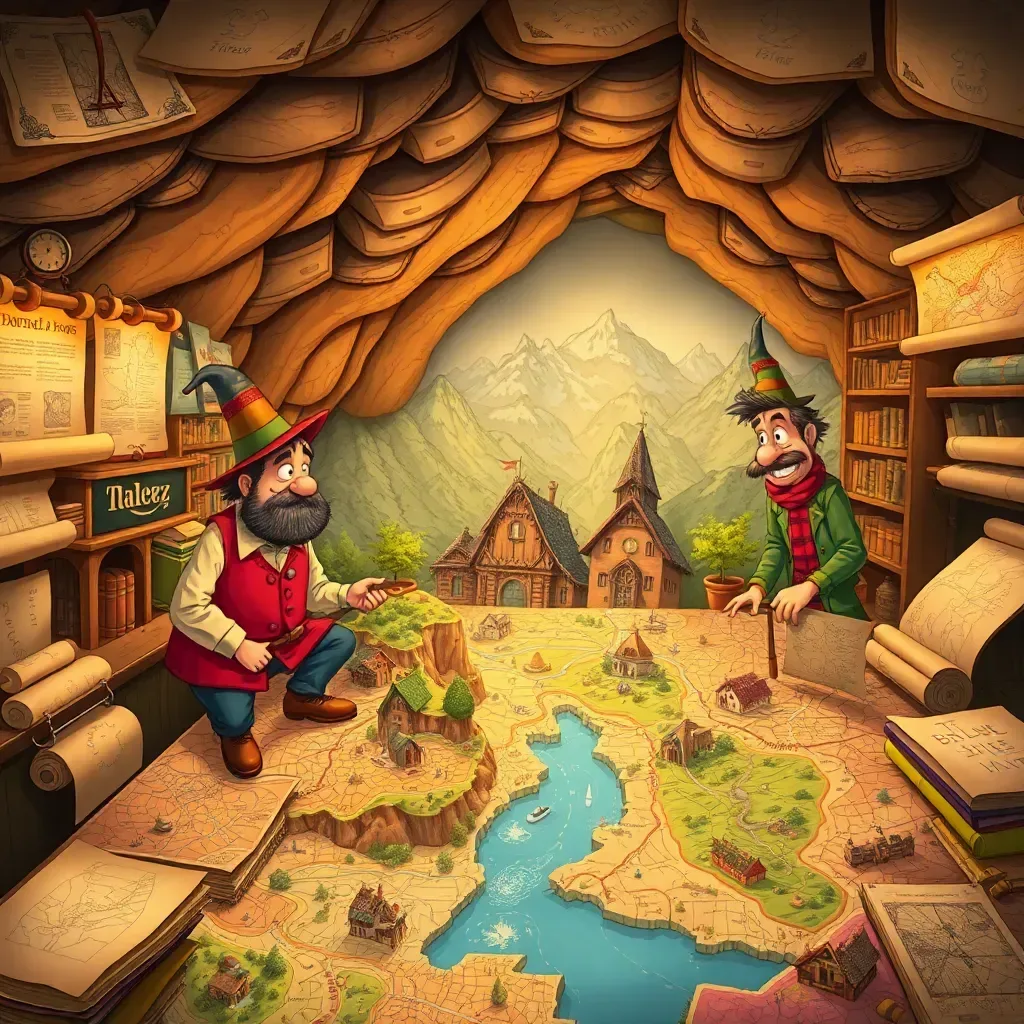 Cartographers' Comedy: The Swiss Map Heist