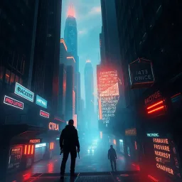 Binary Dark: Code of Shadows - Text-based game