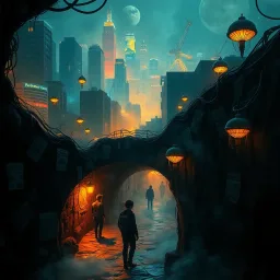 Echoes of the Underglow - Text-based game