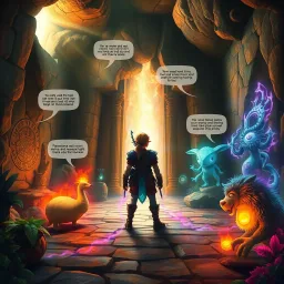 Temple of Transformations - Text-based game