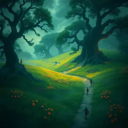 Level Up: Forgotten Fields - Text-based game