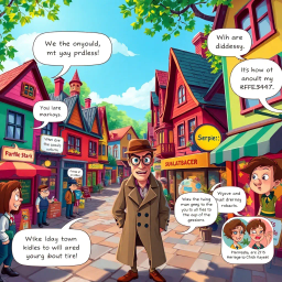 Mystery Comedy text games