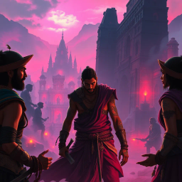 A Dance Among Shadows - Text-based game