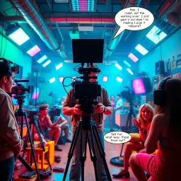 Behind the Lens: A Cinematic Misadventure - Text-based game