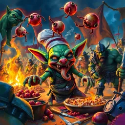 Goblin Gourmet: Chaos on the Battlefield - Text-based game