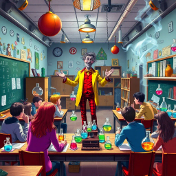 Professor Quirk’s Quizzical Quest - Text-based game