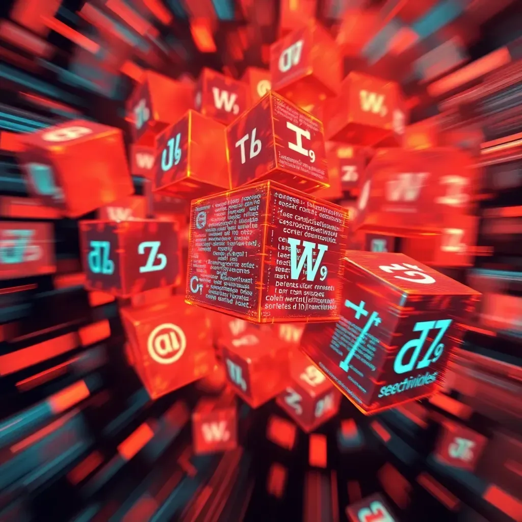 Spinning Glyphs