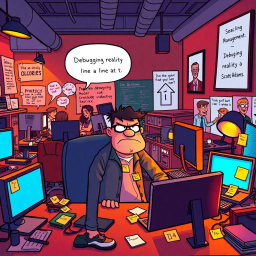 Tech Satire text games