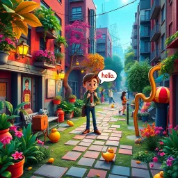 Whose Hello? - Text-based game