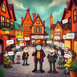 Whose Hello? - Text-based game